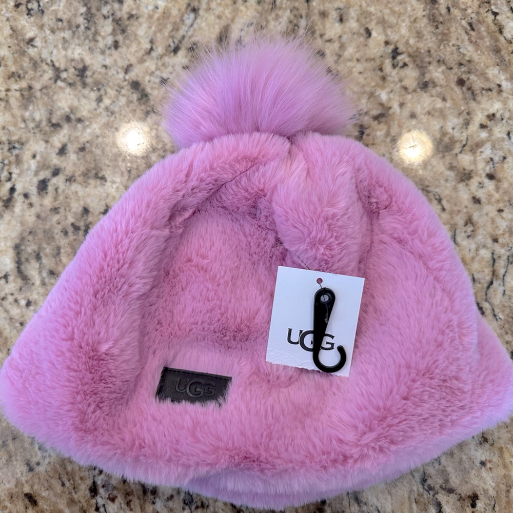 UGG faux fur beanie